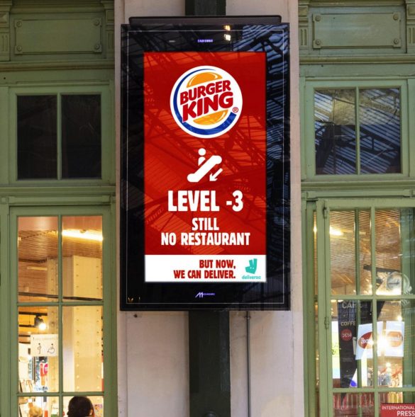 Burger King: Burger King reports its absence